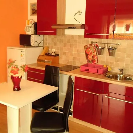 Sea View With Terrace Kitchen אופטיה